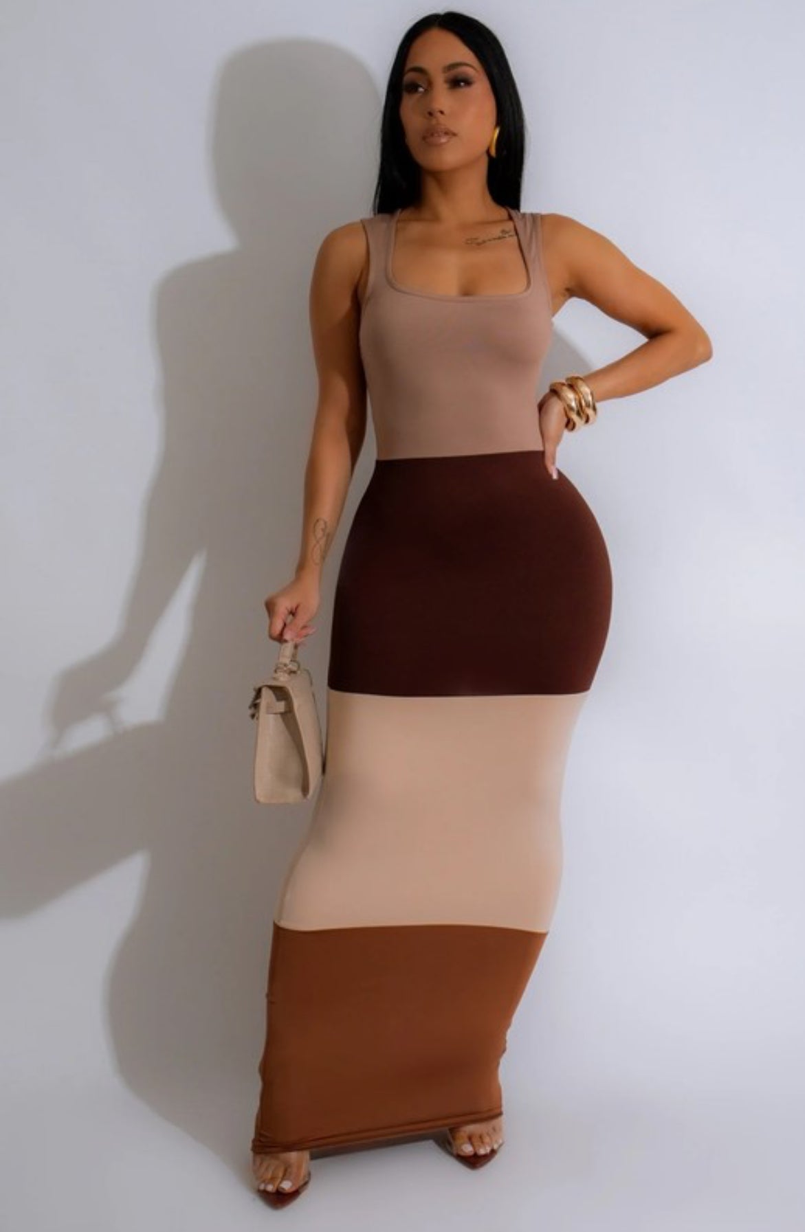 Mocha Maxi dress