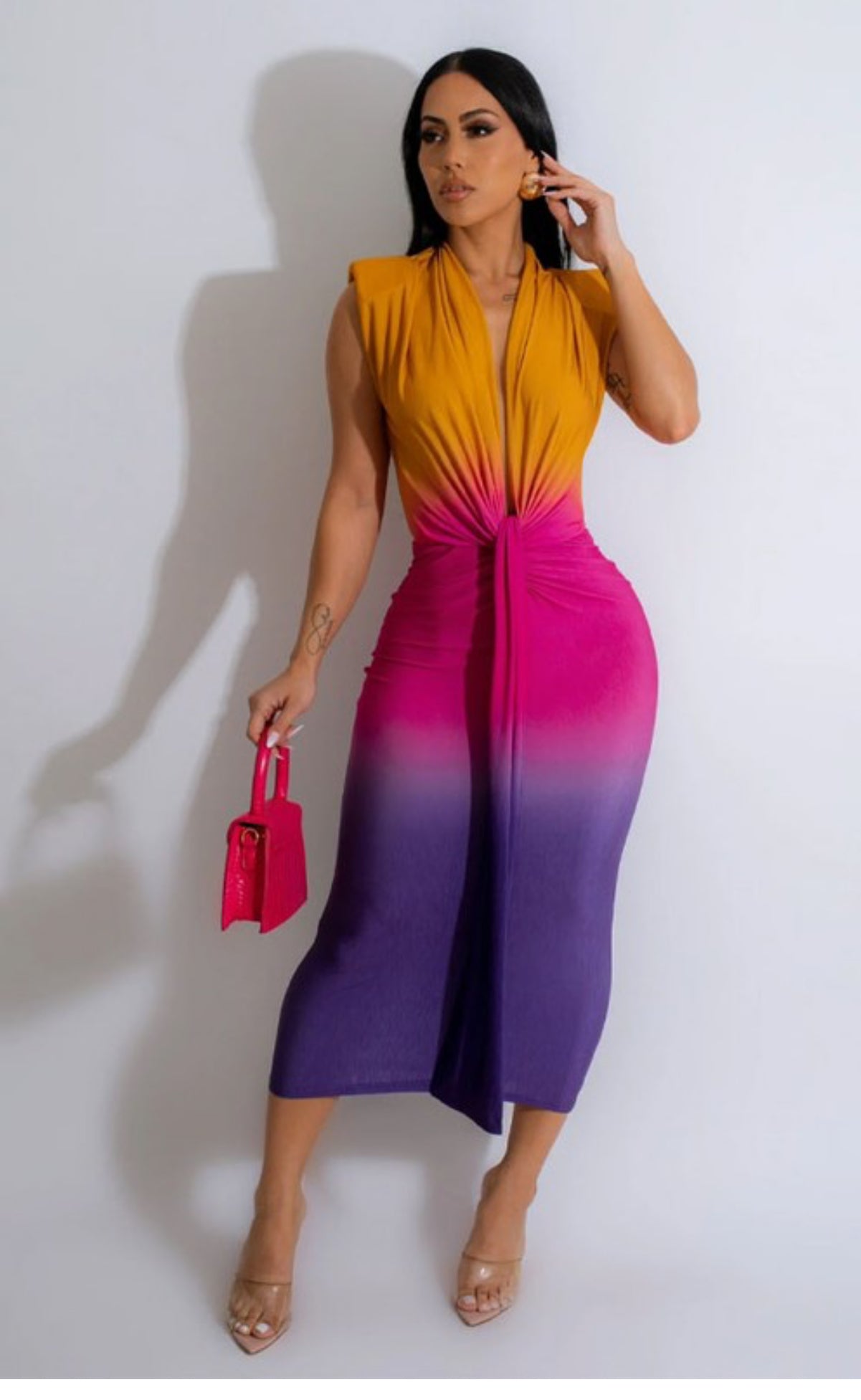 Sunset Kisses Midi Dress