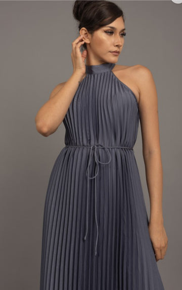 Irene halter  midi dress