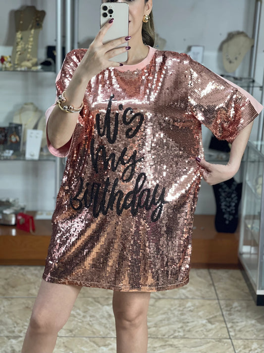 Like it’s Golden Sequin Tunic